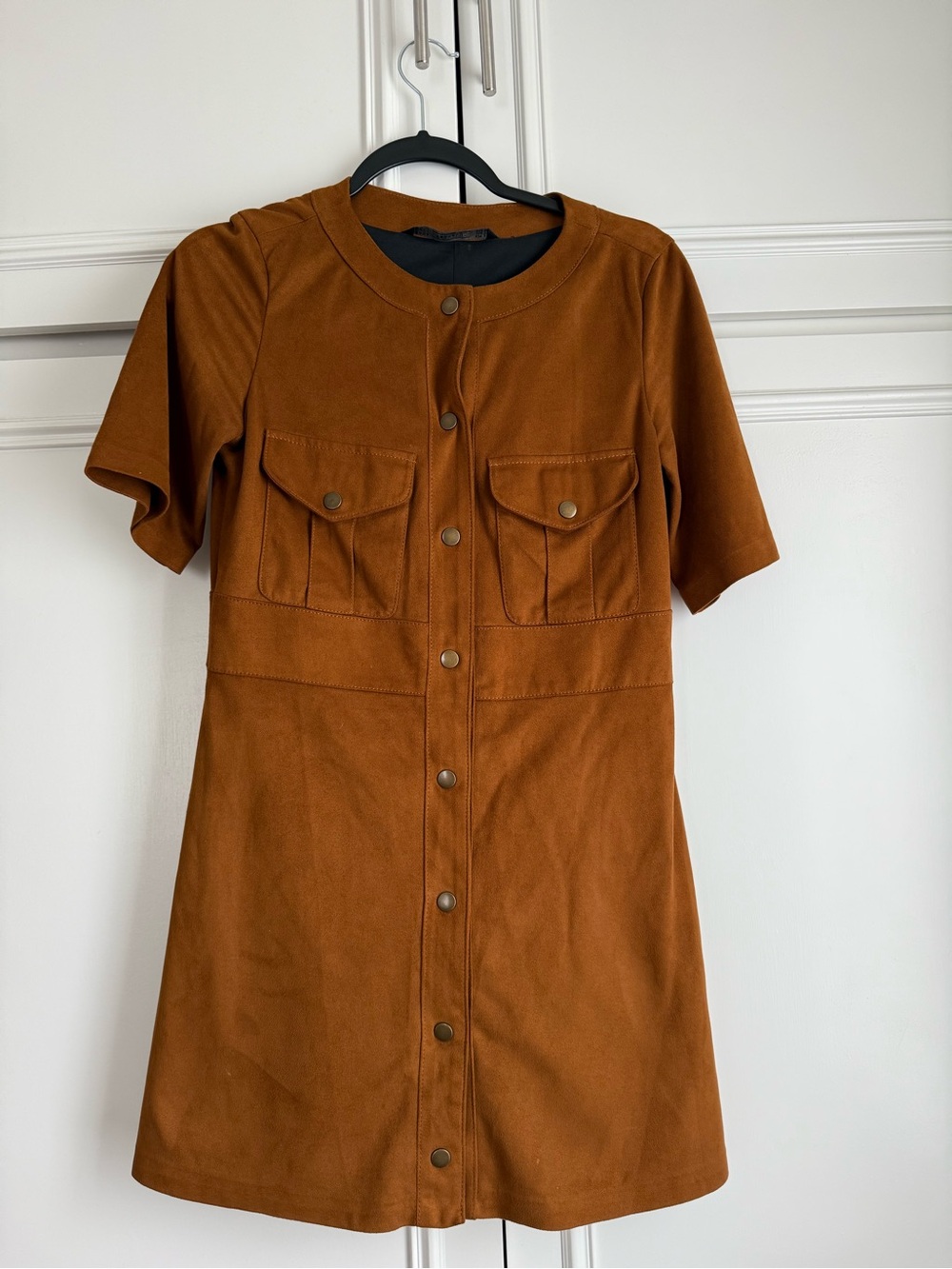 Zara Faux Suede Dress